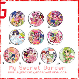 Tokyo Mew Mew ( Mew Mew Power ) 東京ミュウミュウ Anime Pinback Button Badge Set 1a or 1b ( or Hair Ties / 4.4 cm Badge / Magnet / Keychain Set )